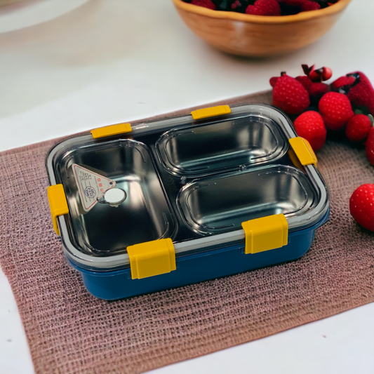 3 Compartment Insulated Lunch Box