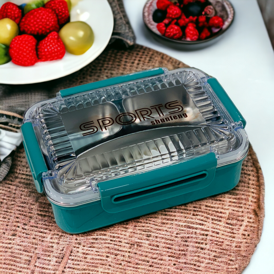 Sports Thermal Lunch Box-Green