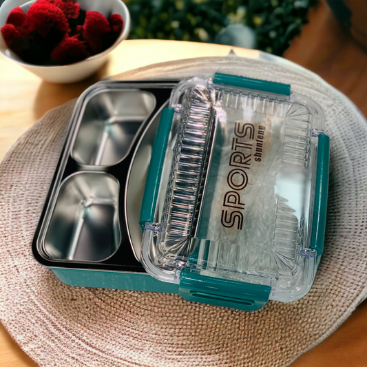 Sports Thermal Lunch Box-Green