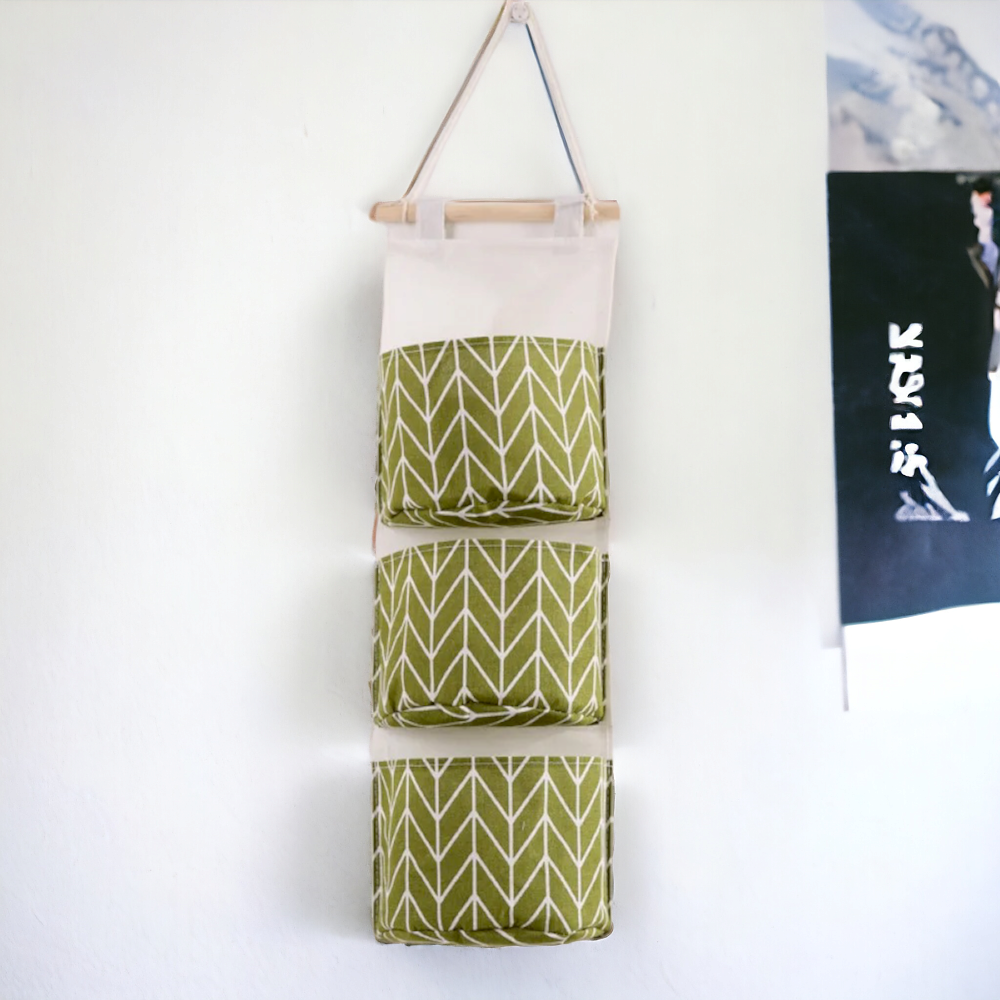 3 Pockets Wall Hanging Storage Bag