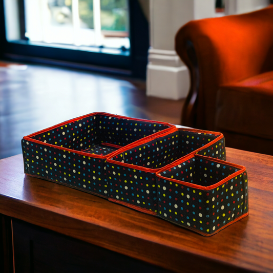 3 Pc Printed Storage Organizer