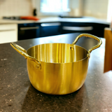 Stainless Steel Golden Pot (16cm)