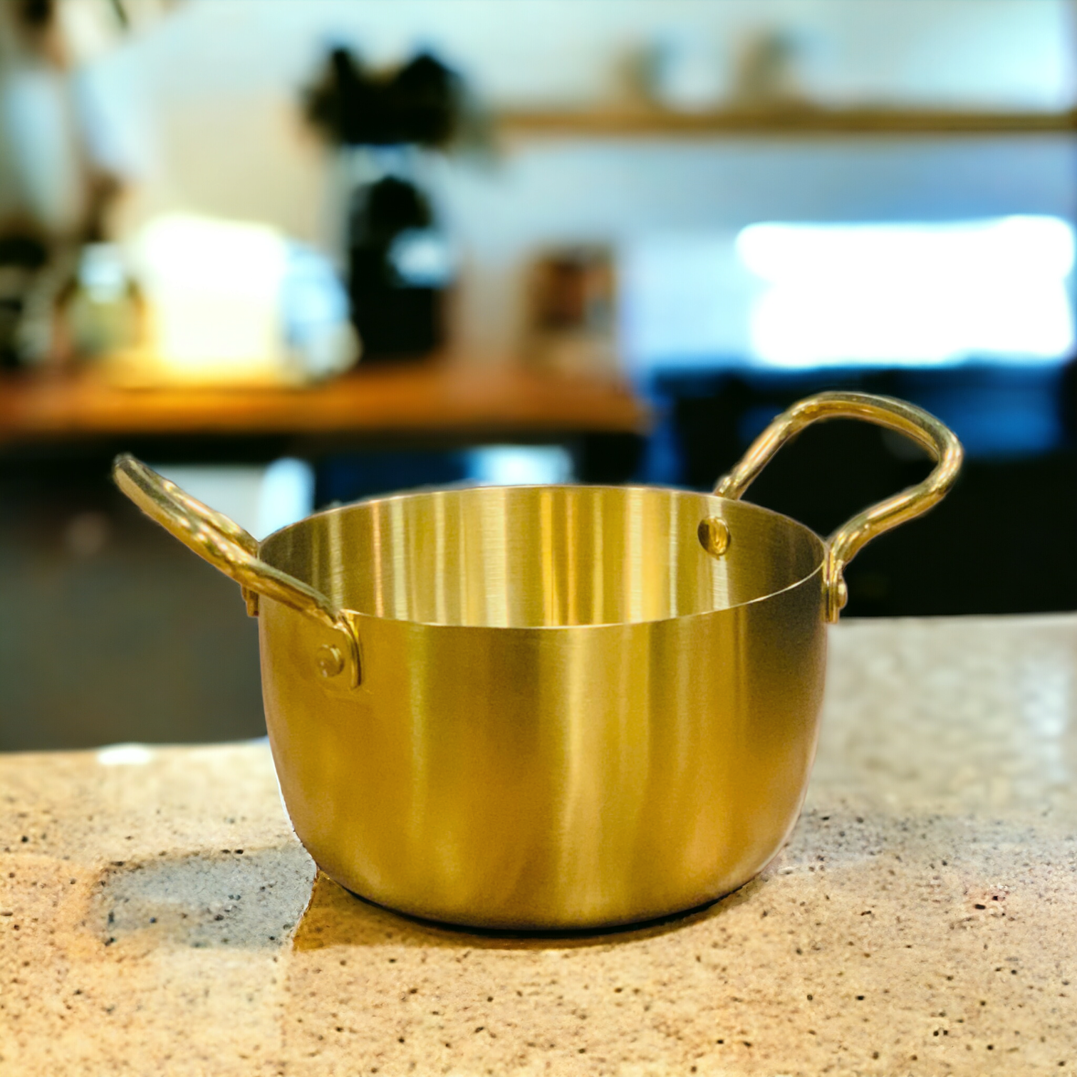 Stainless Steel Golden Pot (18cm)