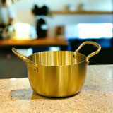 Stainless Steel Golden Pot (18cm)