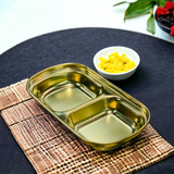 Golden Seasoning Plate (2 Grid)
