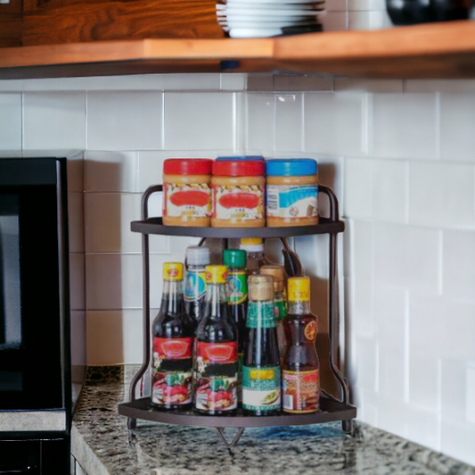 2 Step Corner Storage Rack