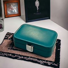 Portable Leather Jewellery Box