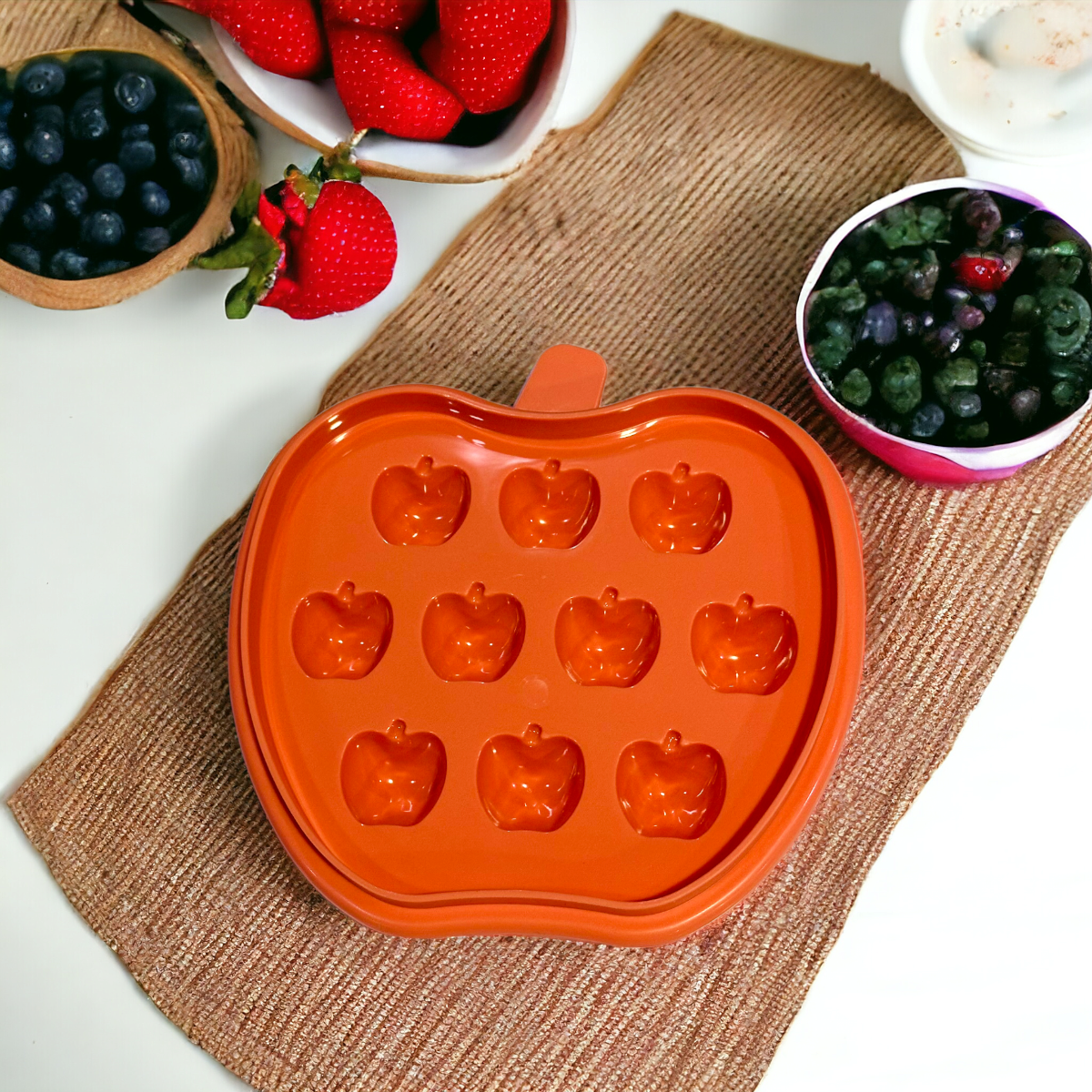 Apple Shape Ice Cube Tray