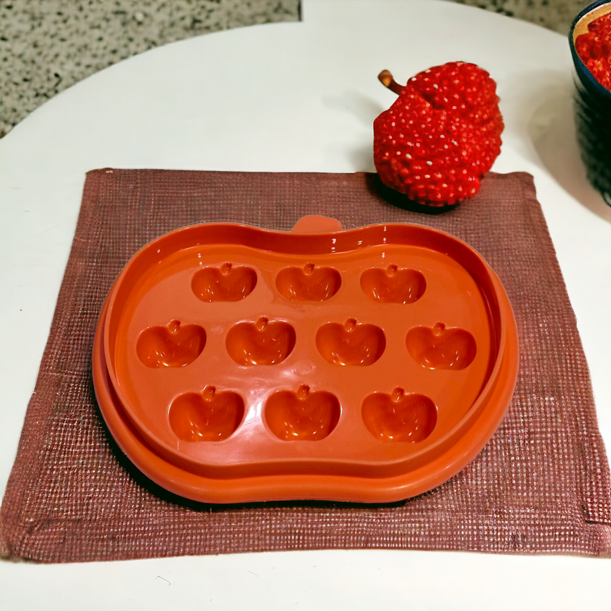 Apple Shape Ice Cube Tray