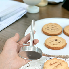 Metal Cookie Mold Round