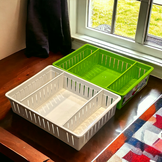 3 Partition Adjustable Basket (Large)