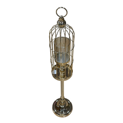 Cage Style Candle Stand-Small