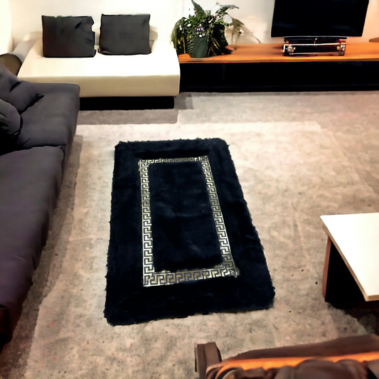 Versace Floor Mat-Black (60*90)
