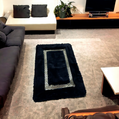 Versace Floor Mat-Black (60*90)