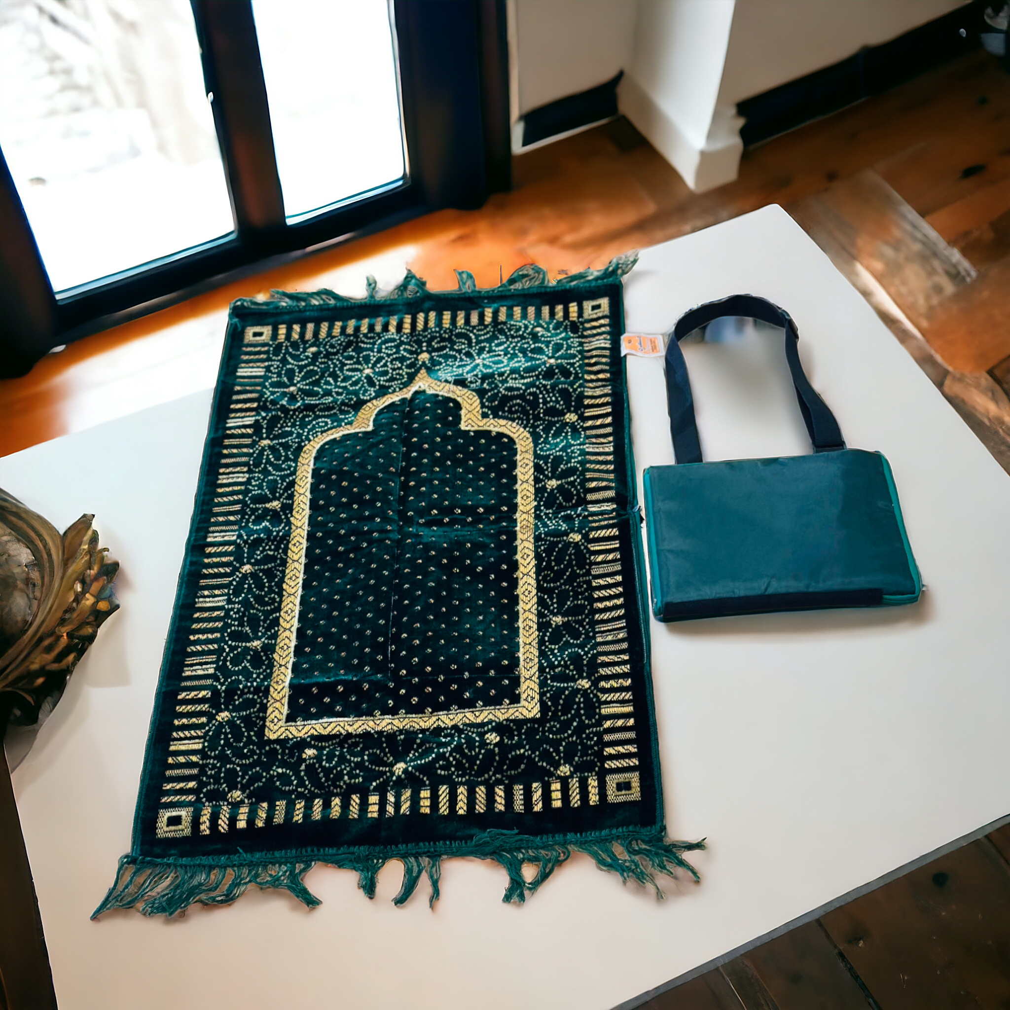 Foldable Traveling Velvet Prayer Mat