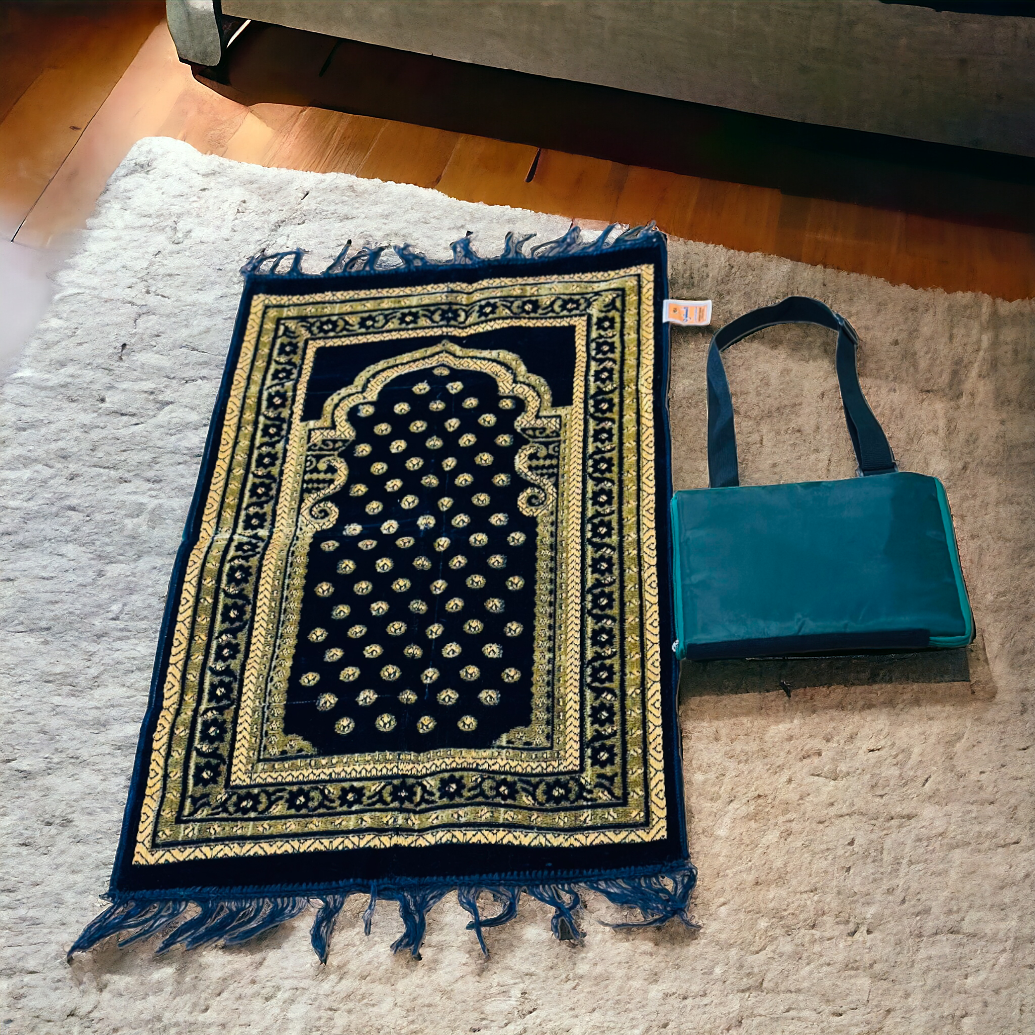 Foldable Traveling Velvet Prayer Mat