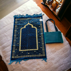 Foldable Traveling Velvet Prayer Mat