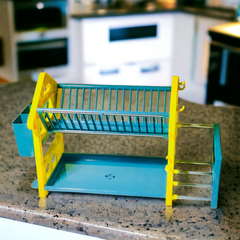 Dish Drying Rack With Utensil Holder