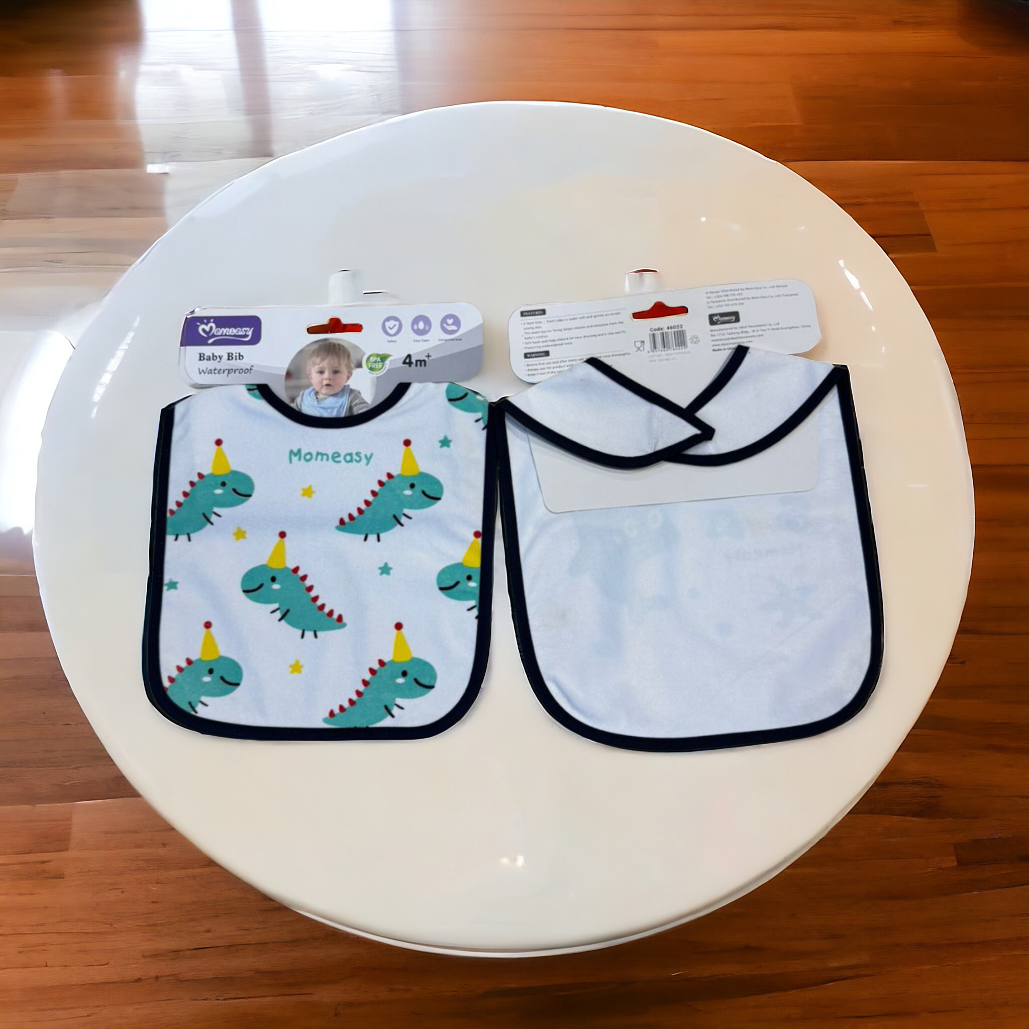 MOMEASY Baby Bib -Large