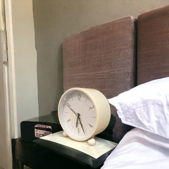 Table Alarm Clock -Offwhite