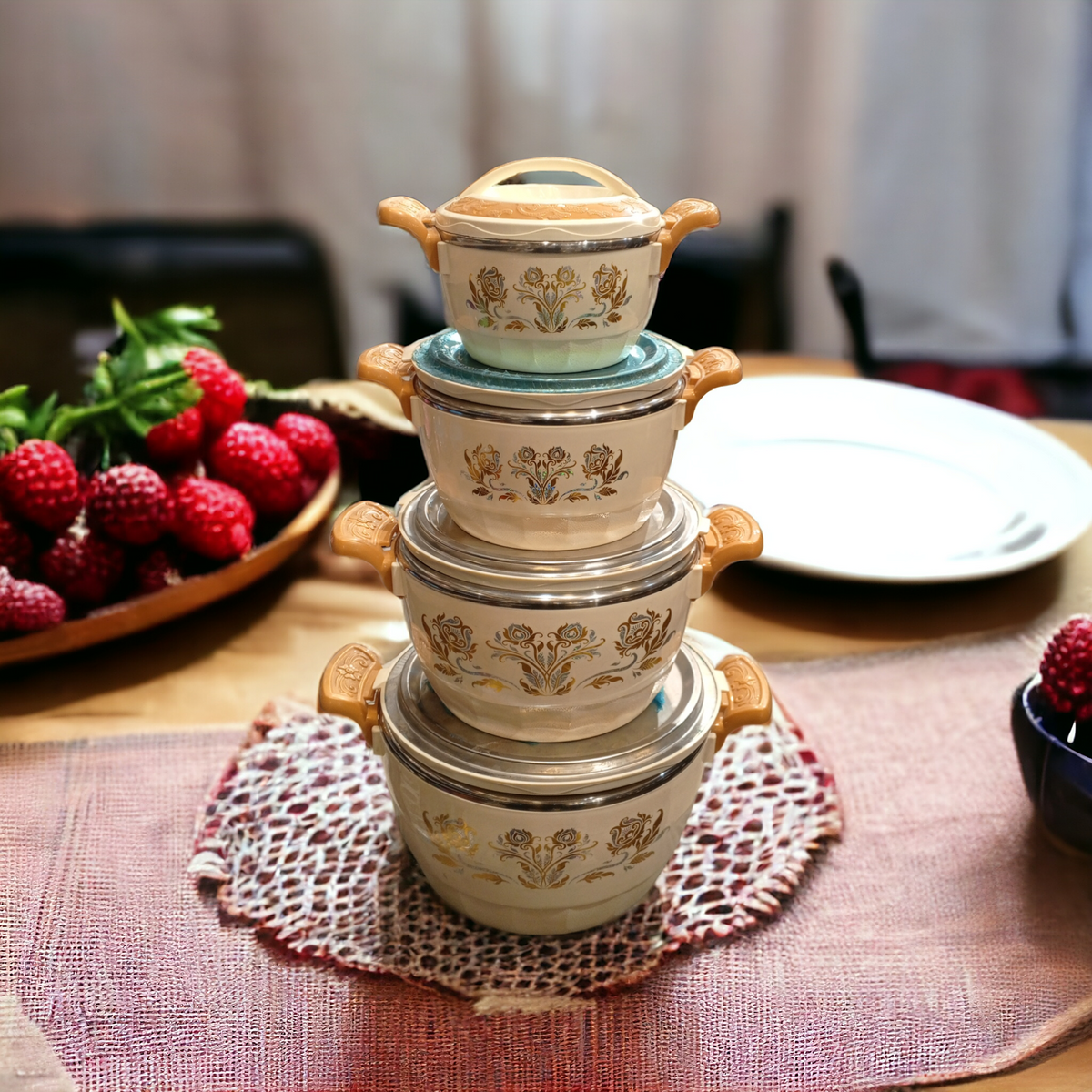 4 Pcs Thermal Insulated HotPot