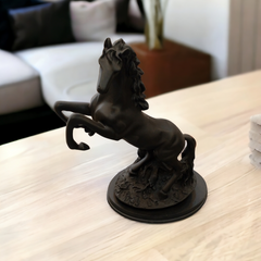 Resin Black Horse Statue-240