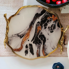Round Glass Tray -D2