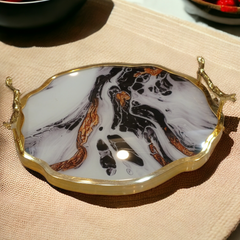 Round Glass Tray -D2