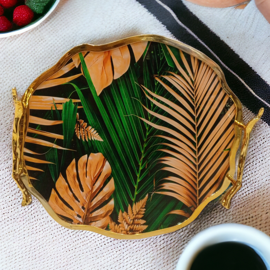 Round Glass Tray -D3