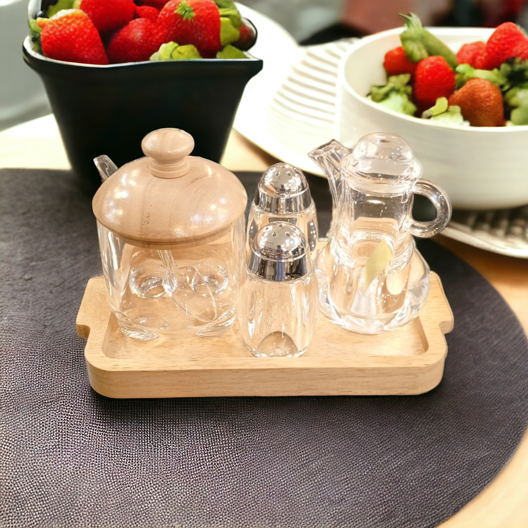 4 Piece Cruet Set-D3