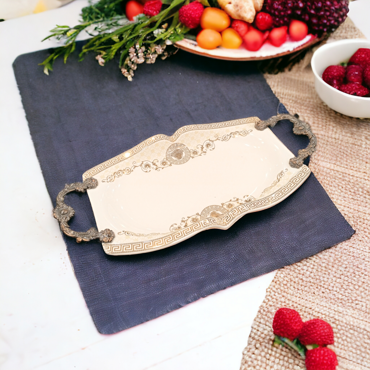 Versace Design Ceramic Dish
