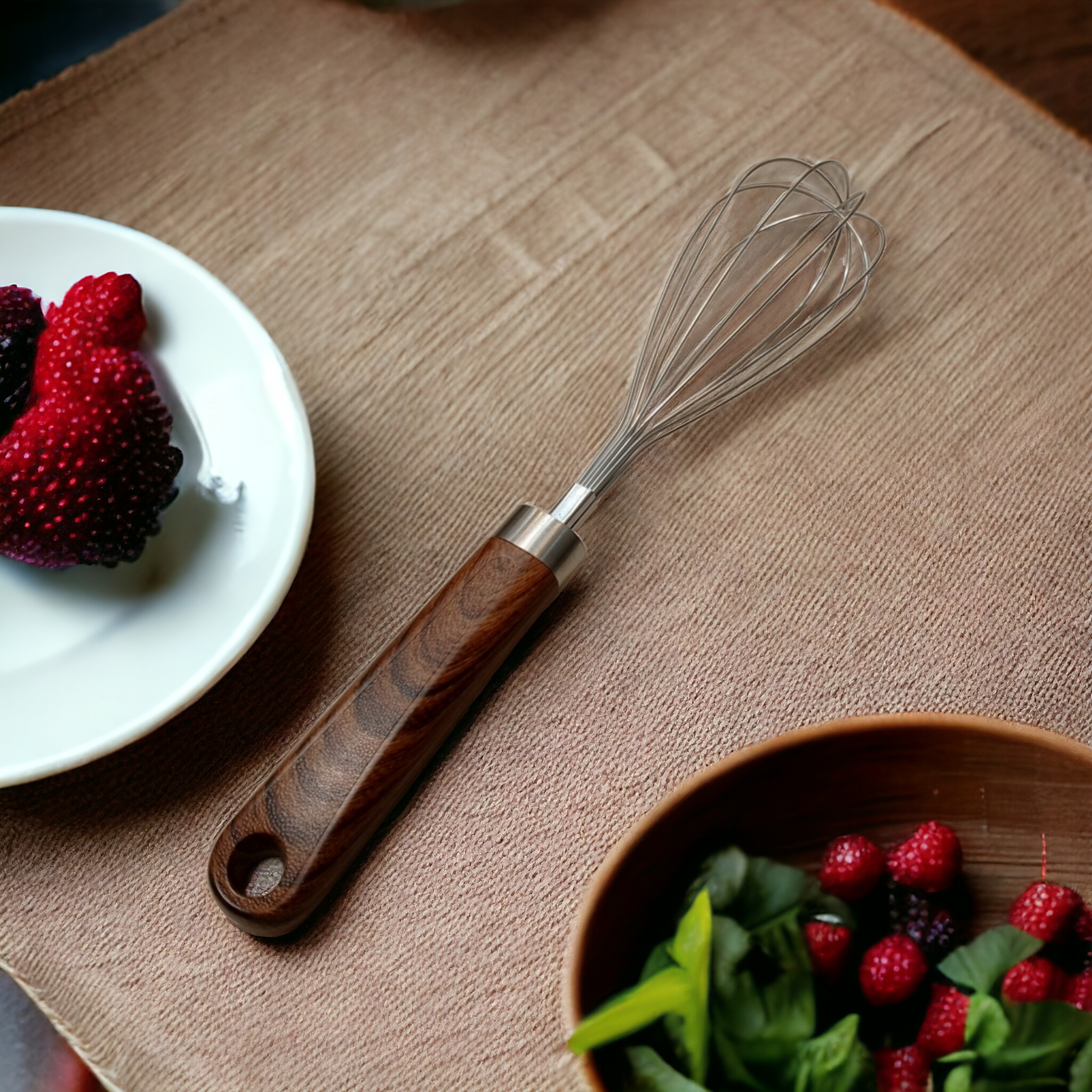 Wooden Handle Egg Beater