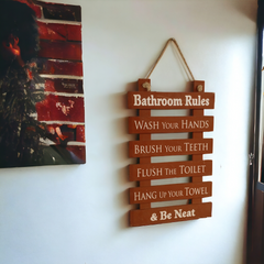 QUOTATION HOUSE RULE HANGING