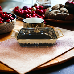 1Pc Chafing Dish Square-Black