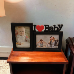 Collage Family Photo Frame-Black