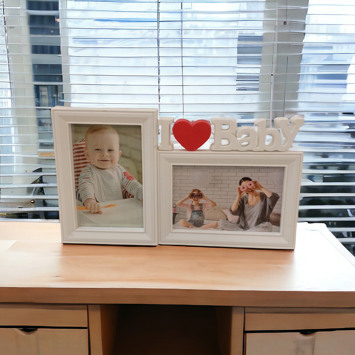 Collage Family Photo Frame-White