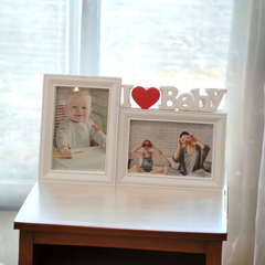 Collage Family Photo Frame-White