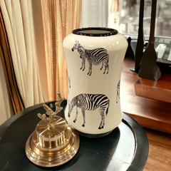 Zebra Design Candy Jar -S