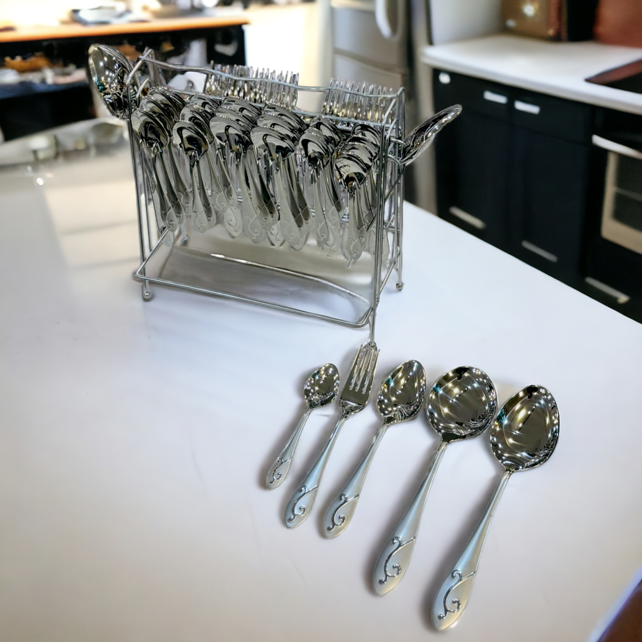 37 Pcs Cutlery Set