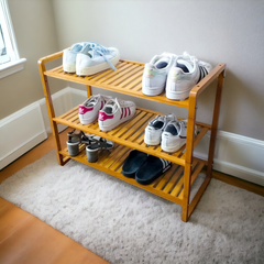 3 Tier Wooden Shoe Rack