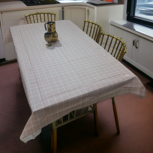 Rectangular Table Cover Protector-Pink