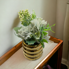 Artificial Flower Plant with Ceramic Pot-D1