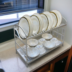 Aluminium 2 Layer Kitchen Rack