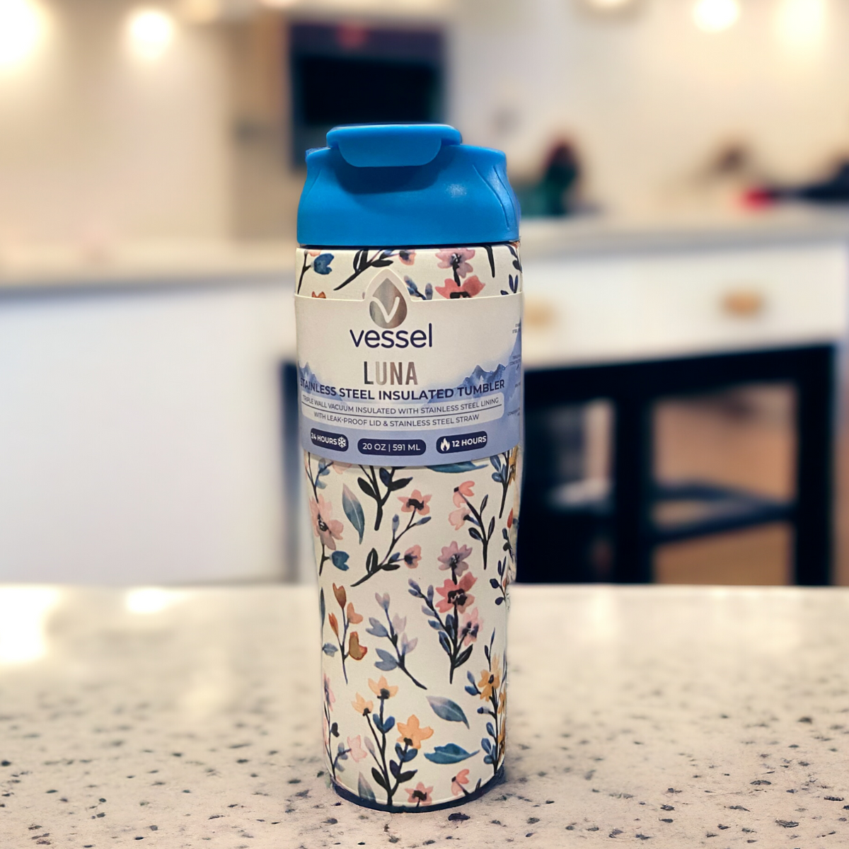 Stainless Steel Insulated Tumbler-Blue