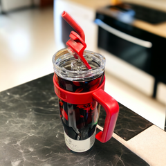 Stainless Steel Vacuum Tumbler-Red