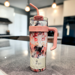 Stainless Steel Vacuum Tumbler-Pink