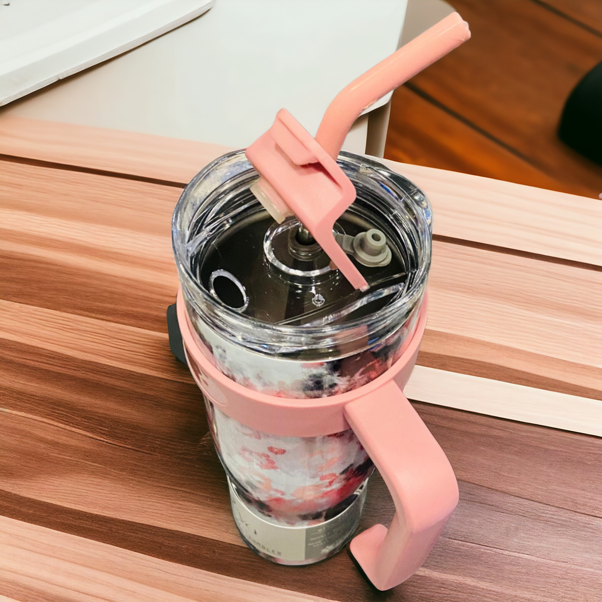 Stainless Steel Vacuum Tumbler-Pink