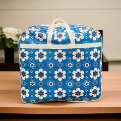 110GSM Non-Woven Luggage Bag (Ajrak Blue)