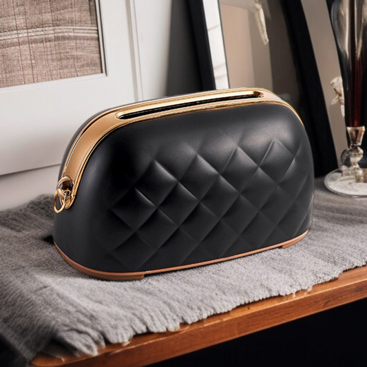 Stylish Non Slip Tissue Box D1-Black