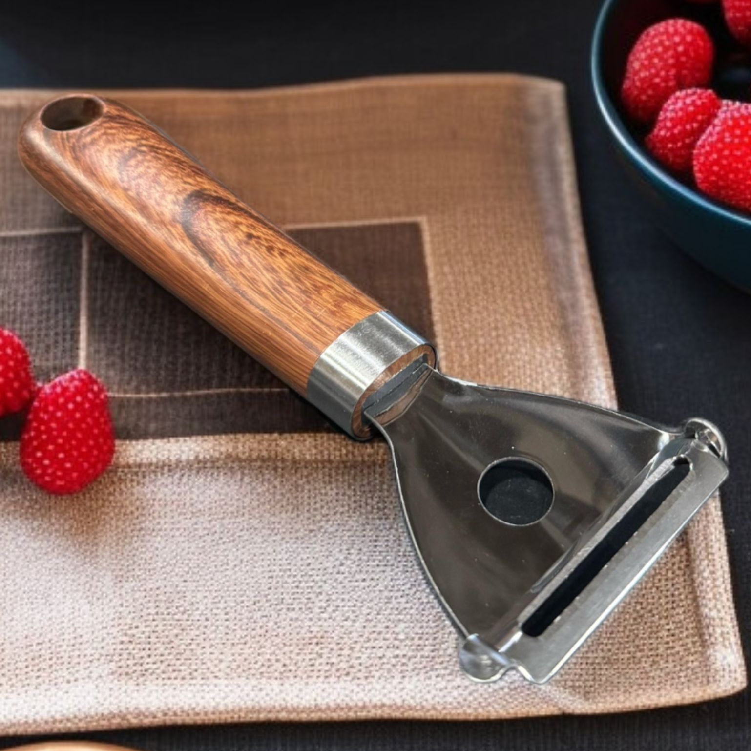 Wooden Handle Peeler